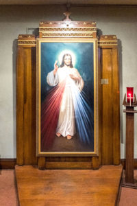 Divine Mercy shrine at St. Matthias Church